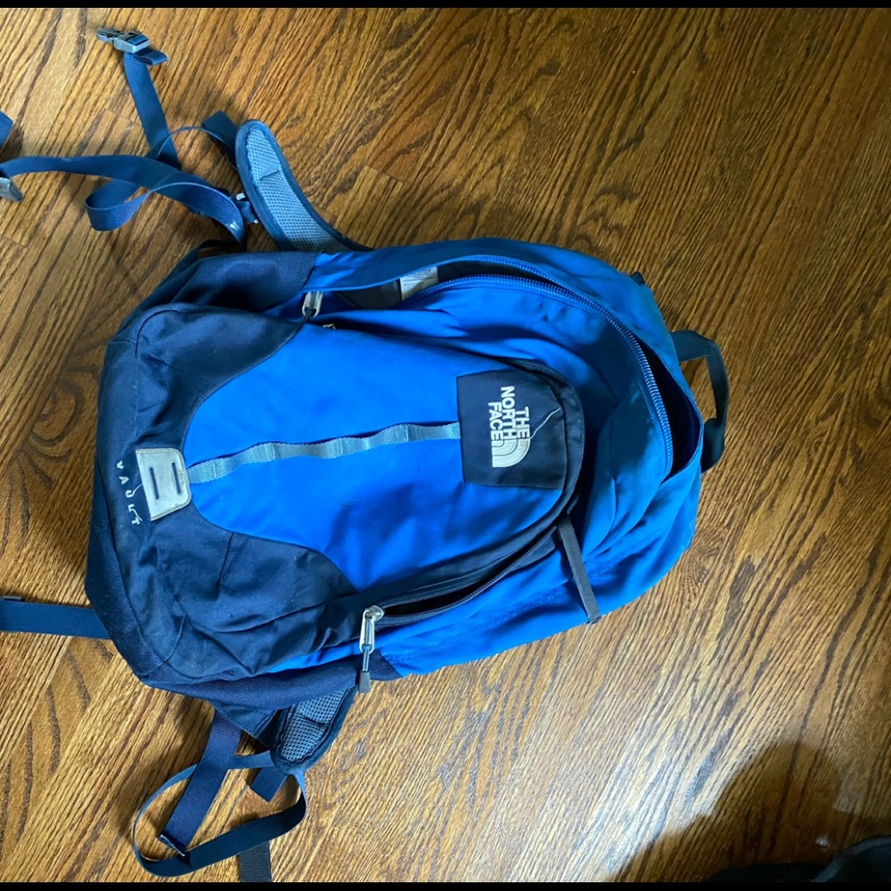 The North Face Blue Backpack
